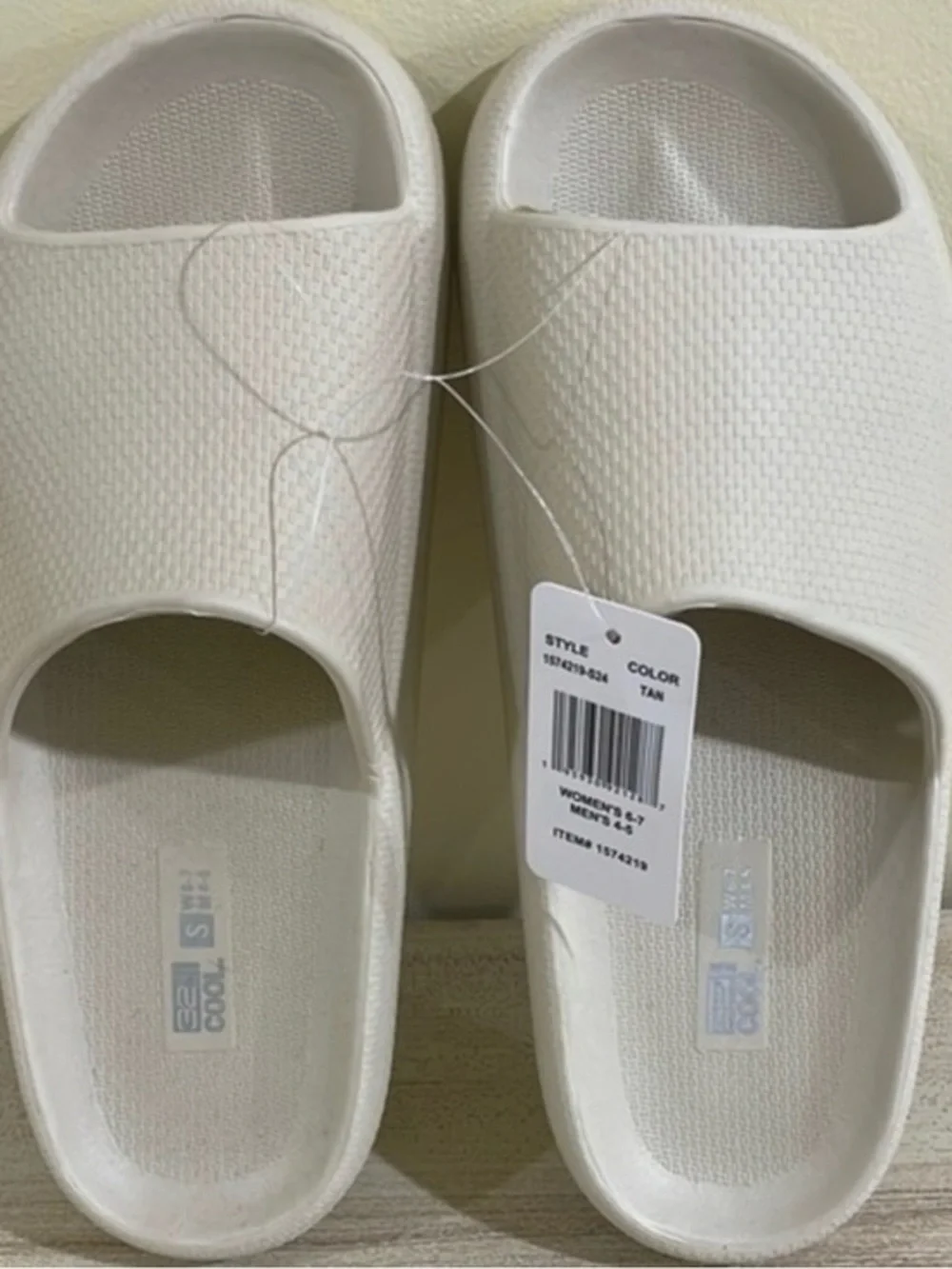 32 Degrees Cool Women's Slip-On Sandals in Tan